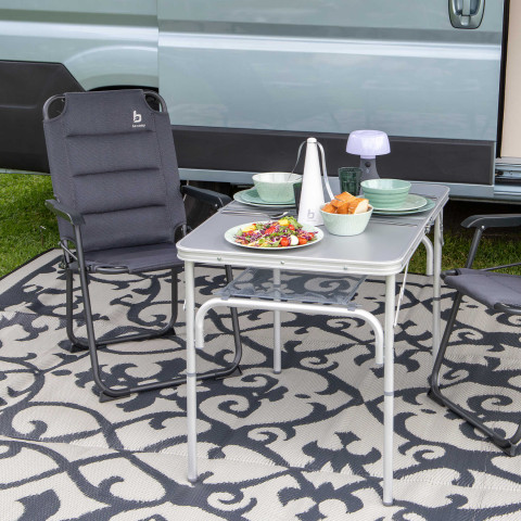 Стіл Bo&Camp Premium 120x60 cm Grey (1404421)