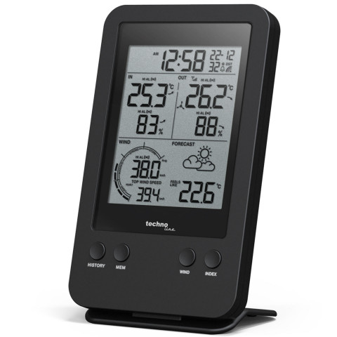 Метеостанція Technoline WS9008 Black (WS9008)