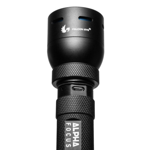 Ліхтар Falcon Eye Alpha 2.4 (500 Lm) Focus USB Rechargeable (FHH0116)