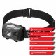 Ліхтар налобний Falcon Eye Orion (160 Lm) Cool White/Red/Green LED Grey (FHL0012)