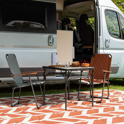 Стіл Bo&Camp Northgate 90x60 cm Black/Grey (1404184)