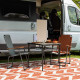 Стіл Bo&Camp Northgate 90x60 cm Black/Grey (1404184)