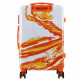 Валіза Semi Line 24 (M) White/Orange Print (T5655-2)