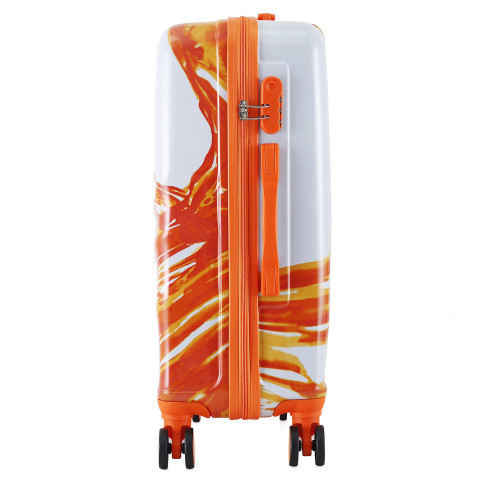 Валіза Semi Line 24 (M) White/Orange Print (T5655-2)