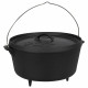 Казан з кришкою Bo-Camp Dutch Oven Cast Iron 31 cm / 7.1 L Black (2122415)
