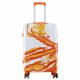 Валіза Semi Line 24 (M) White/Orange Print (T5655-2)