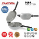 Сковорода подвійна Flonal Dura Induction Rocky Twins 28 см з решіткою (RKIWP2830) Discounted