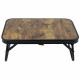 Стіл Bo&Camp Woodbine Compact 56x34 cm Black/Wood look (1404190)