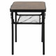 Стіл Bo&Camp Garland 60x45 cm Black/Wood look (1404195)