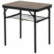 Стіл Bo&Camp Garland 60x45 cm Black/Wood look (1404195)