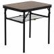 Стіл Bo&Camp Garland 60x45 cm Black/Wood look (1404195)