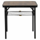 Стіл Bo&Camp Garland 60x45 cm Black/Wood look (1404195)
