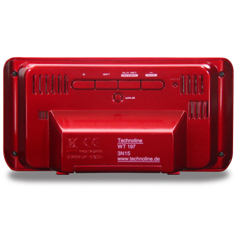 Годинник настільний Technoline WT197 Red (WT197)