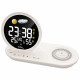 Годинник настільний Technoline WT427 Wireless Mobile Charging White (WT427)