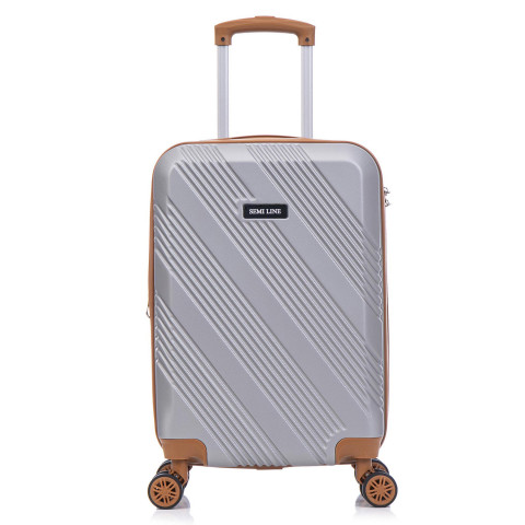 Валіза Semi Line 20 (S) Light Grey (T5849-1)