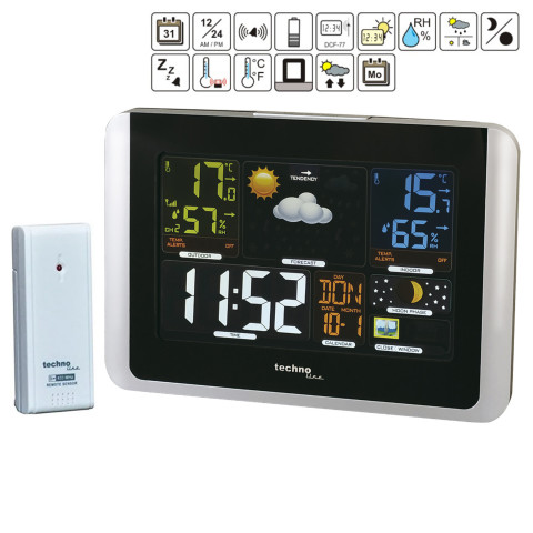 Метеостанція Technoline WS6442 Black (WS6442)