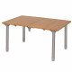 Стіл Bo&Camp Southwark 60x40cm Bamboo Brown (1404644)