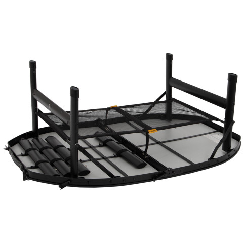 Стіл Bo&Camp Woodbine Oval 100x70 cm Black/Wood look (1404185)