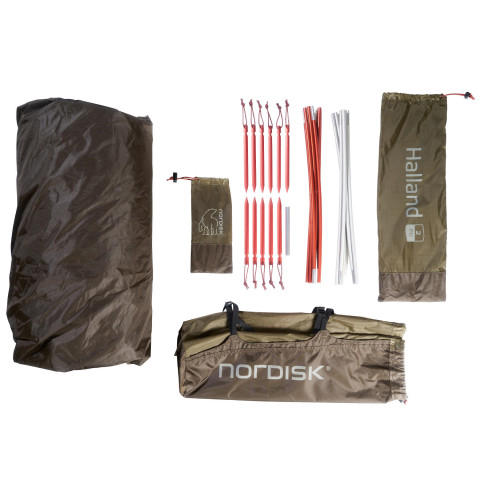 Намет Nordisk Halland 2 PU (2.0) Dark Olive Green (10921206)