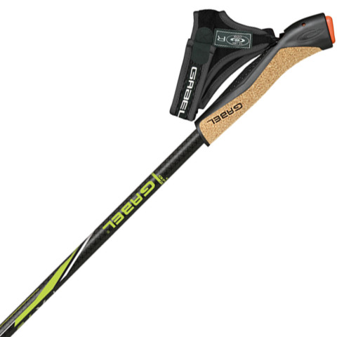 Палиці для скандинавської ходьби Gabel FX-75 Snake Carbon 115 Dual Spike (7009351011150)