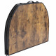 Стіл Bo&Camp Melrose Oval 120x80 cm Black/Wood look (1404220)
