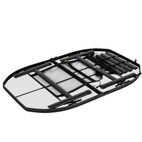 Стіл Bo&Camp Melrose Oval 120x80 cm Black/Wood look (1404220)