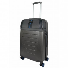 Валіза Semi Line 24 (M) Dark Brown/Blue Line (T5736-2)