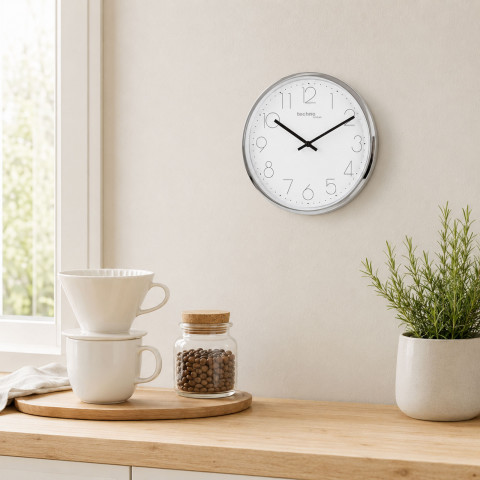 Годинник настінний Technoline WT7210 White/Silver (WT7210)