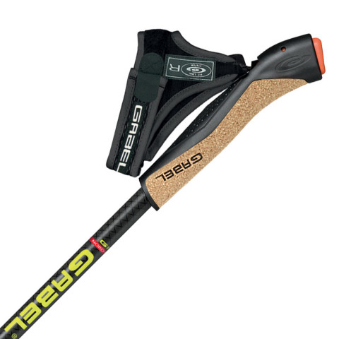 Палиці для скандинавської ходьби Gabel FX-75 Snake Carbon 135 Dual Spike (7008351011350)