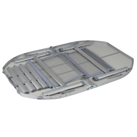 Стіл Bo&Camp Premium Oval 120x80 cm Grey (1404420)