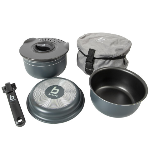 Набір посуду Bo-Camp Trekking 5 Pieces Anthracite (2300351) Discounted