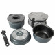 Набір посуду Bo-Camp Trekking 5 Pieces Anthracite (2300351) Discounted