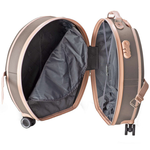 Валіза Semi Line 20 (S) Brown/Pink Cream (T5673-2)