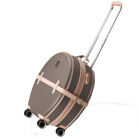 Валіза Semi Line 20 (S) Brown/Pink Cream (T5673-2)