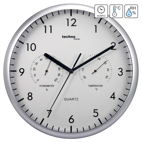 Годинник настінний Technoline WT650 White (WT650)