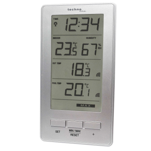 Термогігрометр Technoline WS9069 IT Silver (WS9069)