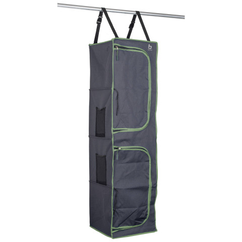 Шафа-органайзер підвісна складана Bo-Camp 4 Compartments 2 Doors Anthracite (1709380)