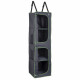 Шафа-органайзер підвісна складана Bo-Camp 4 Compartments 2 Doors Anthracite (1709380)