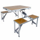 Стіл Bo&Camp Bamboo Brown/Silver (1404800)