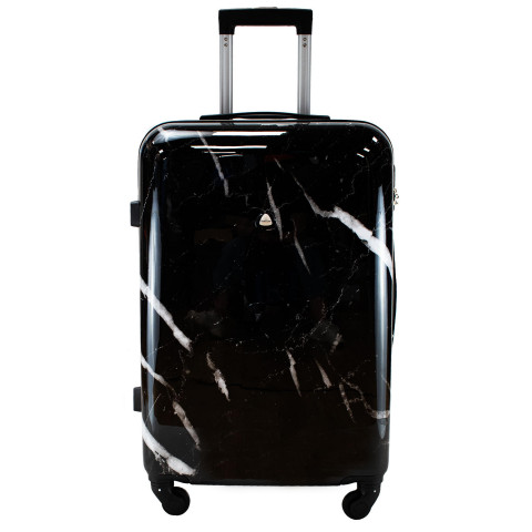 Валіза Semi Line 24 (M) Black Marble (T5730-2)