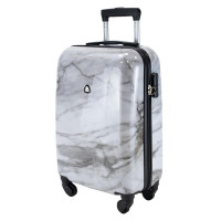 Валіза Semi Line 20 (S) White Marble (T5731-1)