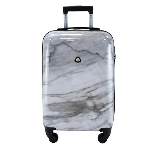 Валіза Semi Line 20 (S) White Marble (T5731-1)