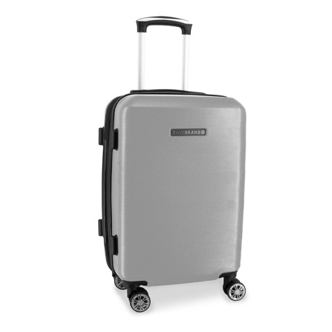 Валіза Swissbrand Cardiff (M) Silver (SWB_LHCAR802M) Discounted