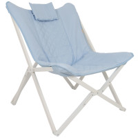 Крісло розкладне Bo&Camp Gordes L Pastel Blue (1200371)