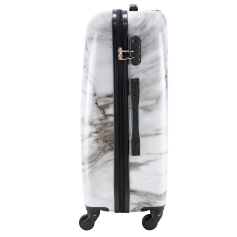 Валіза Semi Line 24 (M) White Marble (T5731-2)