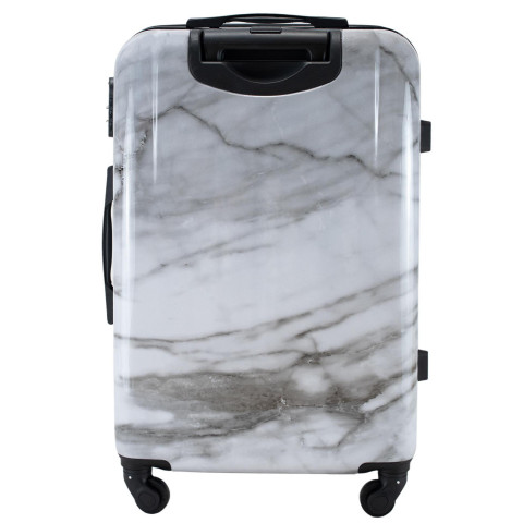 Валіза Semi Line 24 (M) White Marble (T5731-2)