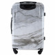 Валіза Semi Line 24 (M) White Marble (T5731-2)