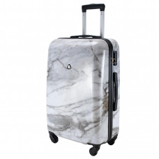 Валіза Semi Line 24 (M) White Marble (T5731-2)