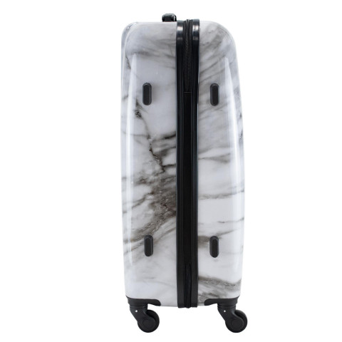 Валіза Semi Line 24 (M) White Marble (T5731-2)