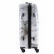 Валіза Semi Line 24 (M) White Marble (T5731-2)